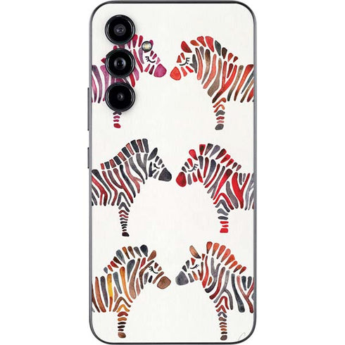 Cat Coq Rainbow Zebras Galaxy A54 5G Skin